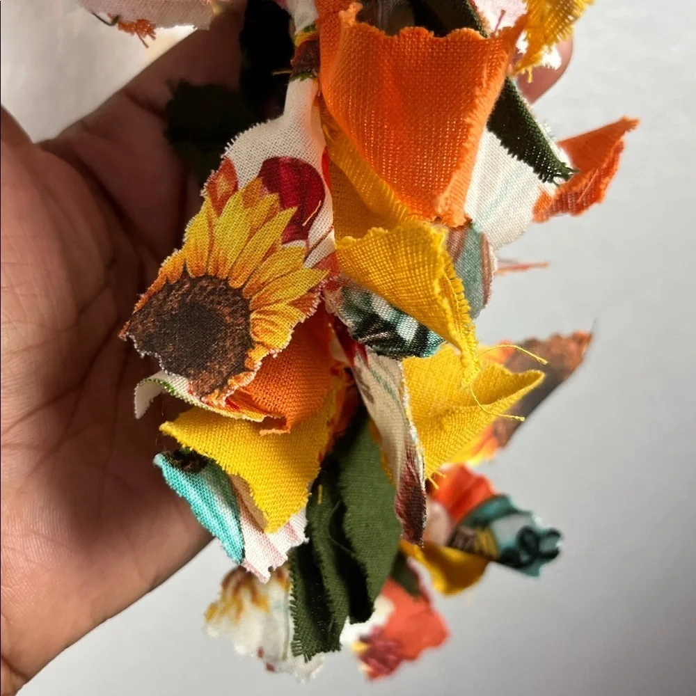 Fall Autumn Pumpkin Fabric‎ Garland Wall Decor 10feet long Holiday Decoration